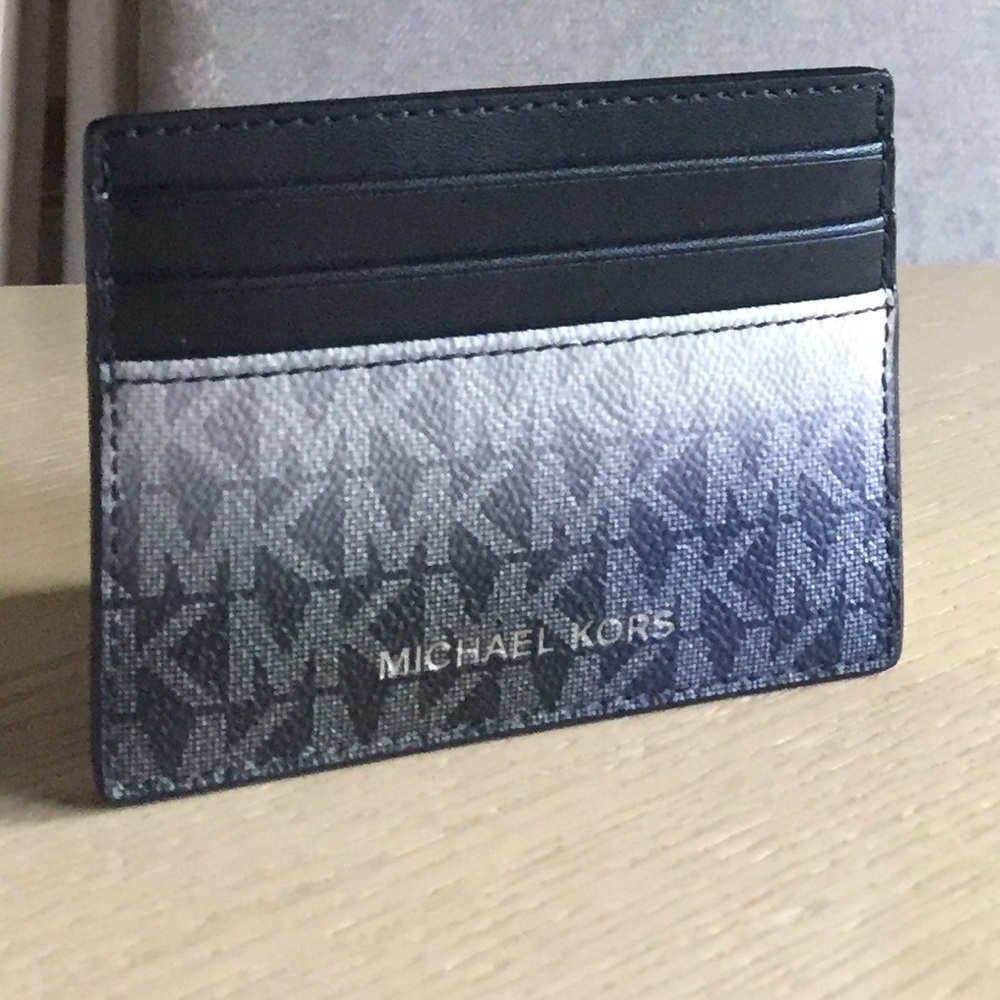 Michael Kors Cooper Black Multi Card Holder Case